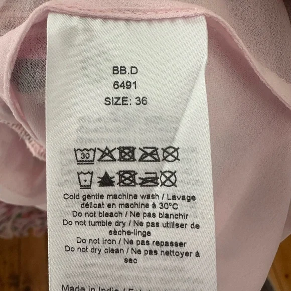 Ganni Georgette Pink midi dress - Picture 4 of 4